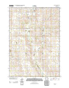 Elma Iowa Historical topographic map, 1:24000 scale, 7.5 X 7.5 Minute, Year 2013