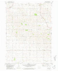 Elwood Iowa Historical topographic map, 1:24000 scale, 7.5 X 7.5 Minute, Year 1980