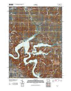 Ely Iowa Historical topographic map, 1:24000 scale, 7.5 X 7.5 Minute, Year 2010