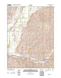 Emerson Iowa Historical topographic map, 1:24000 scale, 7.5 X 7.5 Minute, Year 2013