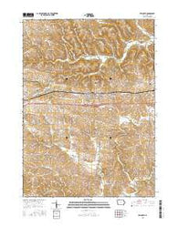 Epworth Iowa Current topographic map, 1:24000 scale, 7.5 X 7.5 Minute, Year 2015