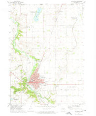 Estherville Iowa Historical topographic map, 1:24000 scale, 7.5 X 7.5 Minute, Year 1972