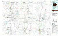 Estherville Iowa Historical topographic map, 1:100000 scale, 30 X 60 Minute, Year 1985