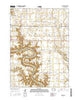 Evanston Iowa Current topographic map, 1:24000 scale, 7.5 X 7.5 Minute, Year 2015