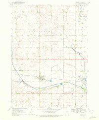 Everly Iowa Historical topographic map, 1:24000 scale, 7.5 X 7.5 Minute, Year 1970