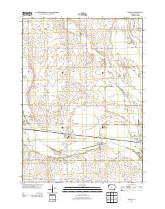 Everly Iowa Historical topographic map, 1:24000 scale, 7.5 X 7.5 Minute, Year 2013