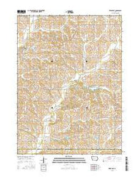Exira East Iowa Current topographic map, 1:24000 scale, 7.5 X 7.5 Minute, Year 2015