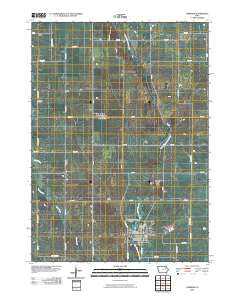 Fairbank Iowa Historical topographic map, 1:24000 scale, 7.5 X 7.5 Minute, Year 2010