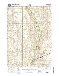 Fairbank Iowa Current topographic map, 1:24000 scale, 7.5 X 7.5 Minute, Year 2015