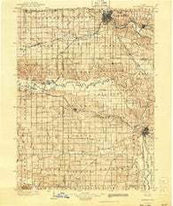 Fairfax Iowa Historical topographic map, 1:125000 scale, 30 X 30 Minute, Year 1903