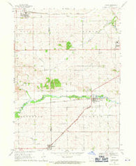 Fairfax Iowa Historical topographic map, 1:24000 scale, 7.5 X 7.5 Minute, Year 1968