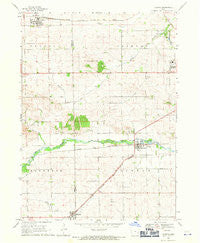 Fairfax Iowa Historical topographic map, 1:24000 scale, 7.5 X 7.5 Minute, Year 1968