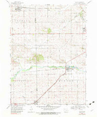 Fairfax Iowa Historical topographic map, 1:24000 scale, 7.5 X 7.5 Minute, Year 1968