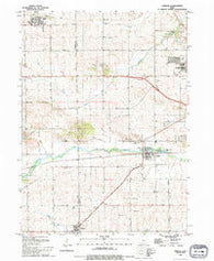 Fairfax Iowa Historical topographic map, 1:24000 scale, 7.5 X 7.5 Minute, Year 1993