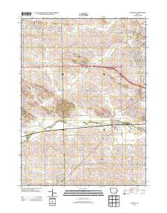 Fairfax Iowa Historical topographic map, 1:24000 scale, 7.5 X 7.5 Minute, Year 2013