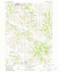 Fairfield South Iowa Historical topographic map, 1:24000 scale, 7.5 X 7.5 Minute, Year 1980
