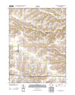 Fairfield North Iowa Historical topographic map, 1:24000 scale, 7.5 X 7.5 Minute, Year 2013