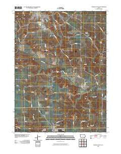 Fairfield South Iowa Historical topographic map, 1:24000 scale, 7.5 X 7.5 Minute, Year 2010