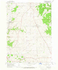 Farmersburg Iowa Historical topographic map, 1:24000 scale, 7.5 X 7.5 Minute, Year 1965