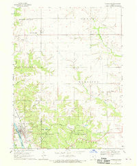 Farmington Iowa Historical topographic map, 1:24000 scale, 7.5 X 7.5 Minute, Year 1968