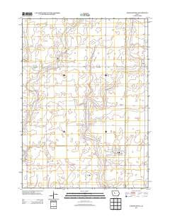 Farnhamville Iowa Historical topographic map, 1:24000 scale, 7.5 X 7.5 Minute, Year 2013