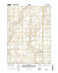 Farnhamville Iowa Current topographic map, 1:24000 scale, 7.5 X 7.5 Minute, Year 2015
