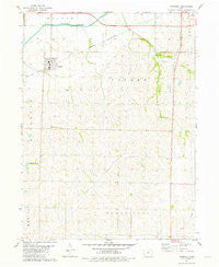 Farragut Iowa Historical topographic map, 1:24000 scale, 7.5 X 7.5 Minute, Year 1981