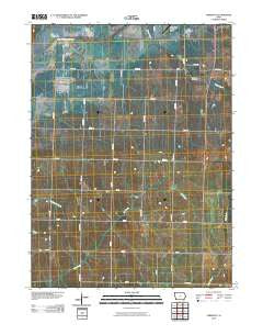 Farragut Iowa Historical topographic map, 1:24000 scale, 7.5 X 7.5 Minute, Year 2010