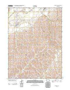 Farragut Iowa Historical topographic map, 1:24000 scale, 7.5 X 7.5 Minute, Year 2013