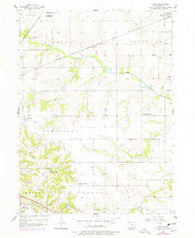 Farson Iowa Historical topographic map, 1:24000 scale, 7.5 X 7.5 Minute, Year 1956
