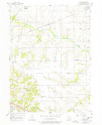 Farson Iowa Historical topographic map, 1:24000 scale, 7.5 X 7.5 Minute, Year 1956