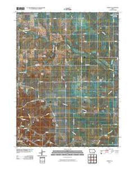 Farson Iowa Historical topographic map, 1:24000 scale, 7.5 X 7.5 Minute, Year 2010