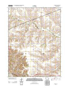 Farson Iowa Historical topographic map, 1:24000 scale, 7.5 X 7.5 Minute, Year 2013