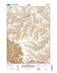 Farson Iowa Current topographic map, 1:24000 scale, 7.5 X 7.5 Minute, Year 2015