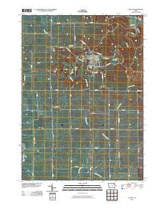 Fayette Iowa Historical topographic map, 1:24000 scale, 7.5 X 7.5 Minute, Year 2010