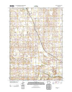 Fertile Iowa Historical topographic map, 1:24000 scale, 7.5 X 7.5 Minute, Year 2013