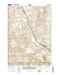 Fertile Iowa Current topographic map, 1:24000 scale, 7.5 X 7.5 Minute, Year 2015