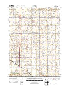 Fertile SE Iowa Historical topographic map, 1:24000 scale, 7.5 X 7.5 Minute, Year 2013