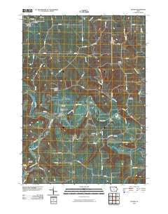 Festina Iowa Historical topographic map, 1:24000 scale, 7.5 X 7.5 Minute, Year 2010