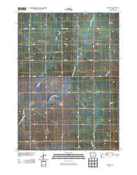 Fielding Iowa Historical topographic map, 1:24000 scale, 7.5 X 7.5 Minute, Year 2010