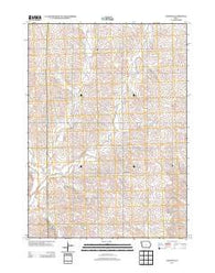 Fielding Iowa Historical topographic map, 1:24000 scale, 7.5 X 7.5 Minute, Year 2013