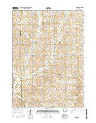 Fielding Iowa Current topographic map, 1:24000 scale, 7.5 X 7.5 Minute, Year 2015