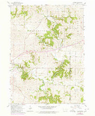 Fillmore Iowa Historical topographic map, 1:24000 scale, 7.5 X 7.5 Minute, Year 1966
