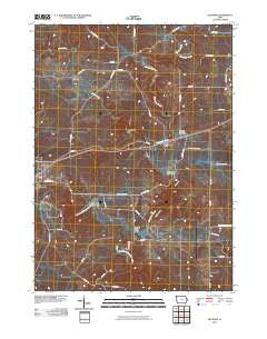 Fillmore Iowa Historical topographic map, 1:24000 scale, 7.5 X 7.5 Minute, Year 2010