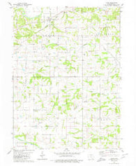 Floris Iowa Historical topographic map, 1:24000 scale, 7.5 X 7.5 Minute, Year 1979