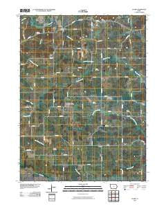 Floris Iowa Historical topographic map, 1:24000 scale, 7.5 X 7.5 Minute, Year 2010