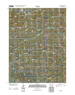 Floris Iowa Historical topographic map, 1:24000 scale, 7.5 X 7.5 Minute, Year 2013