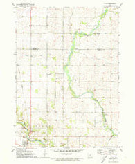 Floyd Iowa Historical topographic map, 1:24000 scale, 7.5 X 7.5 Minute, Year 1971