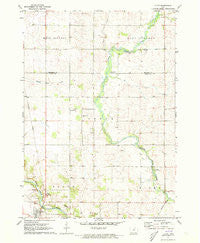 Floyd Iowa Historical topographic map, 1:24000 scale, 7.5 X 7.5 Minute, Year 1971
