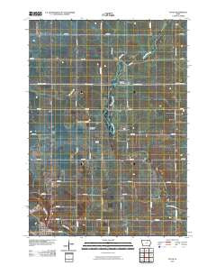 Floyd Iowa Historical topographic map, 1:24000 scale, 7.5 X 7.5 Minute, Year 2010